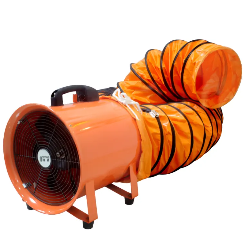 Axial fan-8-16 inch 220V Portable ventilation exhaust fan impeller flexible kanal Small volumen Ventilation fan
