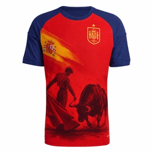 <span class=keywords><strong>Camiseta</strong></span> <span class=keywords><strong>de</strong></span> Fútbol <span class=keywords><strong>de</strong></span> España 2026 para Niños, Fabricada en China, <span class=keywords><strong>con</strong></span> la Bandera Nacional, para el Partido <span class=keywords><strong>de</strong></span> Local, Visitante y Tercera Equipación - Product Image 2