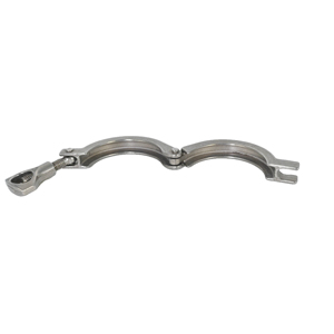 Klem Ferrule Single Pin TC 3A untuk Pembuatan Bir, Saniter, Baja Anti Karat SS 304, Fitting Pipa Tri Clover dengan Perawatan Permukaan Halus - Product Image 5