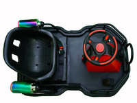 Meilleure vente unisexe électrique Drift Go Karts cadre en acier de haute qualité 350W puissance du moteur 8 pouces pneu 12AH batterie tambour électronique