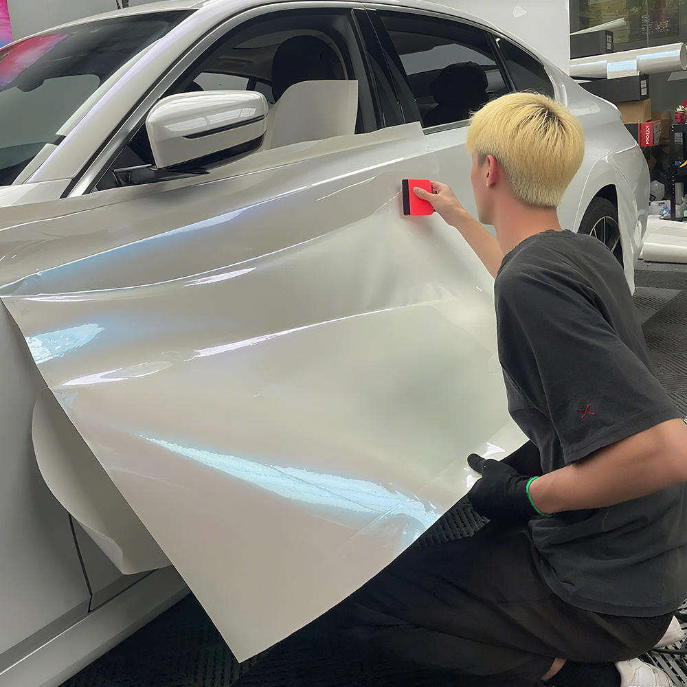 Diamond white color changing film