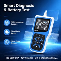 Probador y Analizador de Baterías de Auto de 12V, SOH SOC, para Diagnóstico de Salud de Baterías Automotrices, 52MA-80MA