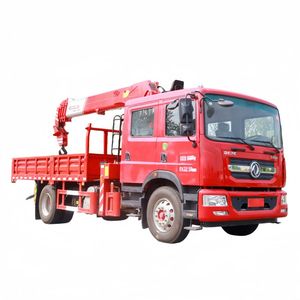 Camion-grue Dongfeng 8 tonnes à double cabine 4x2 DFAC avec grue montée sur véhicule à vendre - Product Image 1