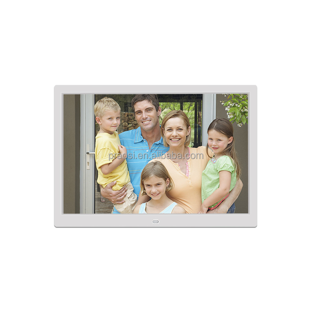 Hot Selling SD USB Photo Music Video Media Loop Play Big Lcd Led Screen Digital Frame Electronic Photo Album 15 Inch