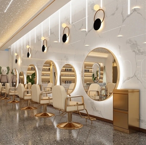 Muebles Modernos para Salón de Belleza, Desempañador de Pared, Luz LED Inteligente, Espejos para Salón de Belleza, Espejo de Maquillaje con Retroiluminación LED - Product Image 1