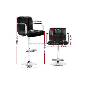 Fine Service SYT Sillas <span class=keywords><strong>de</strong></span> Comedor Cómodas para Steakhouse, Base <span class=keywords><strong>de</strong></span> 41 cm <span class=keywords><strong>de</strong></span> Diámetro, Silla <span class=keywords><strong>de</strong></span> Comedor Moderna para Restaurante - Product Image 2