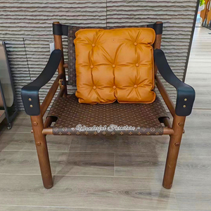 Salon moderne et innovant Exposition de chaises longues <span class=keywords><strong>vintage</strong></span> <span class=keywords><strong>Fauteuils</strong></span> <span class=keywords><strong>scandinaves</strong></span> en peau de mouton - Product Image 3