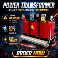 Transformateur de type sec en alliage amorphe SCBH15, 50-3150 kVA, 10-35 kV vers 400-415 V, pour la distribution d'énergie à faible perte