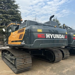 Mini pelleteuse sur chenilles originale coréenne d'occasion Hyundai HX650PD petite pelleteuse Hyundai HX650PD à vendre - Product Image 4