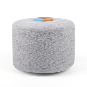 제조업체 7S 폴리에스터 50% 면 50% 재생 재활용 코마사 컬러 양말용 멜란지 면사 - Product Image 3
