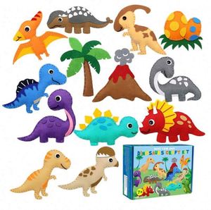 New Design Felt Dinosaur <b>Sewing</b> Kit Kids DIY Crafts Girls Boys Early Educational Toy for Learning <b>Sewing</b> - Product Image 1