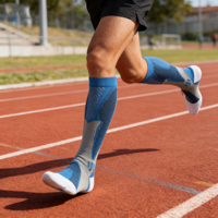 Chaussettes de sport OEM Elite, hauteur genou, en nylon élastique, pour haltérophilie, powerlifting, entraînement de stabilité, chaussettes de sport décontractées