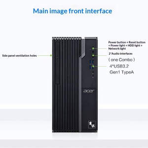 Acere N4270ธุรกิจการออกแบบกราฟิกส์คอมพิวเตอร์ตั้งโต๊ะพร้อมกับหน่วยประมวลผล G6900ที่มี RAM DDR4 M.2 SSD - Product Image 2