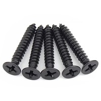 Tornillos de Madera de Cabeza Plana Phillips de Acero Inoxidable 304 Negros M1.7 M2 M2.3 M2.5 M2.6 M2.8 M3 M4 M5