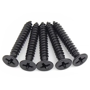 Tornillos de Madera de Cabeza Plana Phillips de Acero Inoxidable 304 Negros M1.7 M2 M2.3 M2.5 M2.6 M2.8 M3 M4 M5 - Product Image 1