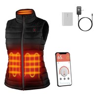 Technologie portable Contrôle par application Bluetooth Veste courte en coton chauffante intelligente pour l'hiver