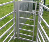 Remorque à panneaux pour bétail et moutons galvanisée, utilisable comme enclos portable