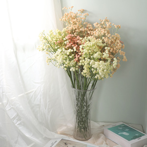 Bouquet de fleurs artificielles Gypsophile 100cm-200cm en plastique pour décoration de mariage et accessoires de salon, fleurs de simulation - Product Image 3