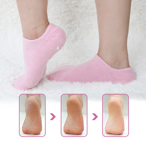Masque chaussettes exfoliant pour les pieds <span class=keywords><strong>à</strong></span> l'acide hyaluronique et <span class=keywords><strong>à</strong></span> la vitamine C, hydratant et blanchissant, vente en gros - Product Image 6