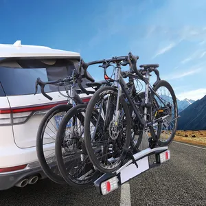 Vehicle-mounted Bicycle Holder Car Rear Modified Bicycle Rack Bicicleta Rear-mounted Mountain Road Hitch Bike Rack For Car