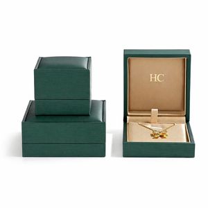 Estuche de Joyería de Lujo con Tapa Abatible, Caja de Joyería de Cuero PU para Almacenamiento de Joyas, Inserto Acolchado, Grabado en Relieve, Logotipo Personalizado OEM - Product Image 6