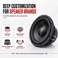 Subwoofer Mobil Custom 10 Inch 500W RMS OEM ODM Speaker Audio Mobil untuk Merek Eropa dan AS