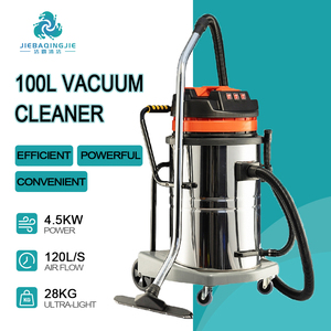 Aspiradora Industrial Profesional CE de Gran Capacidad para Seco y Húmedo, 100 L, 220 V, con Motor Súper Potente de 4500 W - Product Image 1