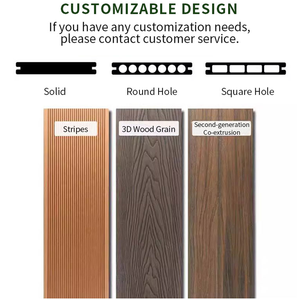 Bán buôn hiện đại 3D nổi decking Gỗ Ngoài Trời Nhựa WPC lồng vào nhau sàn gỗ không thấm nước bề mặt hạt cho vườn công viên - Product Image 4