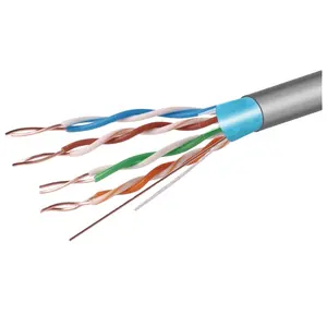 Cat6 Ethernet Cable UTP/FTP Indoor 8 Cores Lan Wires Bulk Cat5e Cat7 Network Cables 23AWG Bare Copper Support PoE 550MHz