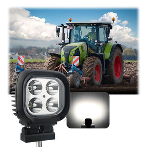 ไฟทำงาน LED ทรงสี่เหลี่ยม 40W สำหรับงานหนัก 12V-48V ขนาด 5 นิ้ว แสงสีขาวเย็น สำหรับรถออฟโรด 4x4 รถยก รถบรรทุก - Product Image 3