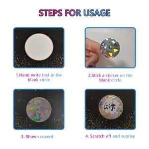 120 miếng Cào thẻ cá nhân Thẻ quà tặng trống cho kỳ nghỉ với kiệt tác của riêng bạn - Product Image 4