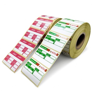 OEM Free Sample Best Quality Lowest Price Price Label Waterproof and Scratch Supermarket <b>Weighing</b> Labels Sticker Roll - Product Image 6