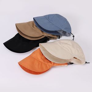 Gorra de pescador, sombrero para el sol, portátil, plegable, de ala ancha, sombreros de protección solar, viseras de secado rápido de verano, gorras con cordón ajustables - Product Image 3
