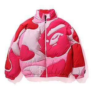 Abrigo acolchado unisex informal de primavera con cierre de cremallera Chaqueta rellena de poliéster transpirable y de secado rápido - Product Image 4