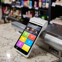 Terminal Portátil PH-91-3 con Sistema POS Android para Pagos NFC, Procesador de 4 Núcleos, Terminal POS Móvil Android con Impresora de 58 mm