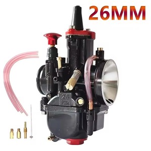 <span class=keywords><strong>Carburador</strong></span> de Carreras de 24 26 28 30 32 <span class=keywords><strong>34</strong></span> mm para Yamaha ATV UTV 50-250 cc, Motocicleta de 2 y 4 Tiempos - Acabado en Aluminio con Acabado Arenado - Product Image 2