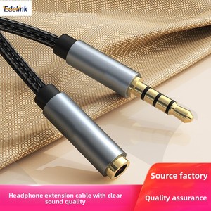 Câble d'extension audio 4 pôles 3,5 mm mâle-femelle tressé en nylon pour microphone, son Hi-Fi pour <span class=keywords><strong>casque</strong></span>, ordinateur portable, téléphone, MP3 - Product Image 4