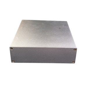 Caja de Aluminio Anodizado Plateado Personalizada para Electrónica, Caja Industrial de Escritorio, Fabricación OEM, Venta al Por Mayor - Product Image 5