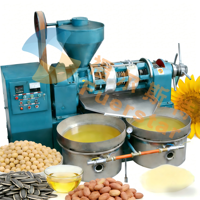 Gecombineerde schroefoliepersmachine, automatisch, commercieel gebruik, katoenzaad, zonnebloem, eetbare olieproductie, hoge olieproductie, koud en warm persen