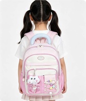Mochila Infantil Impermeable con Estampado de Dibujos Animados para Niñas de 3 a 6 Años, Regreso a Clases