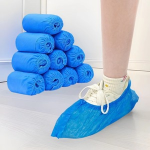 Fundas para zapatos de tela no tejida, fundas desechables para zapatos, antideslizantes para interiores y hogares, resistentes al desgaste, a prueba de polvo, transpirables. - Product Image 3