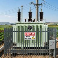 Transformateur de distribution triphasé 700 kVA 11/0,4 kV de type huile, série S11-M, transformateur de puissance abaisseur à faible perte en cuivre pur
