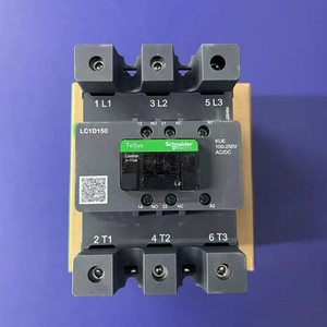 Contactor IEC Serie TeSys Deca de Sch-neider LC1D150KUEC Sin Inversión 150A 100HP 480VAC 100kA SCCR Trifásico 3NO 220VAC 50/60Hz Bobina - Product Image 1