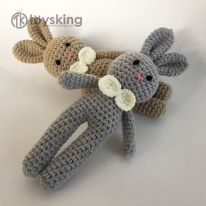 Muñeco <span class=keywords><strong>de</strong></span> Ganchillo Hecho a Mano <span class=keywords><strong>de</strong></span> Algodón, Conejito Amigurumi, Juguete <span class=keywords><strong>de</strong></span> Ganchillo para Bebés, Regalos para Bebés, Gran Venta <span class=keywords><strong>2020</strong></span> - Product Image 3
