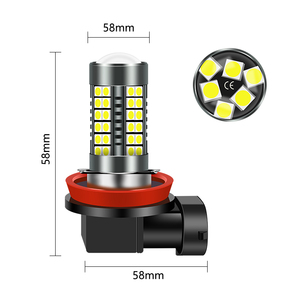 Ampoules LED pour feux de brouillard en aluminium 12V, blanc/ambre, PXS26W P13W H3 <span class=keywords><strong>H7</strong></span> H4 H8 H11 9005 9006 - Product Image 5