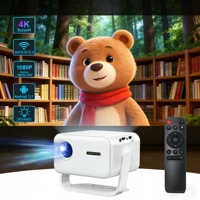 Projecteur Home Cinéma 1080P 280 Lumens Projecteur LCD Portable Intégré Android 11 pour Films et Jeux Projecteur 4k