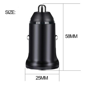 Envío rápido de la gota Tipo-c Qc3.0 Carga rápida Pd Flash Mini 20W Cargador de teléfono móvil para automóvil uno a dos - Product Image 4