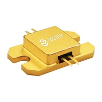 Amplificateur large bande GaAs 8-12 GHz, gain 24,5 dB, Psat 37 dBm, 37 % PAE, +8 V pour radar et communication micro-ondes