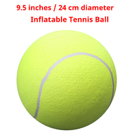 BinYao Ballon de tennis gonflable géant promotionnel personnalisé et durable de 9,5 pouces de diamètre, écologique, hauteur de rebond de 135-145 cm, rebond de 1-1,2 m