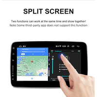 Radio Estéreo para Auto con Pantalla IPS Rotatoria de 10 Pulgadas, 4 Núcleos, Unidad Principal Android, GPS, Amplificador, Carplay, Android Auto, Reproductor de DVD